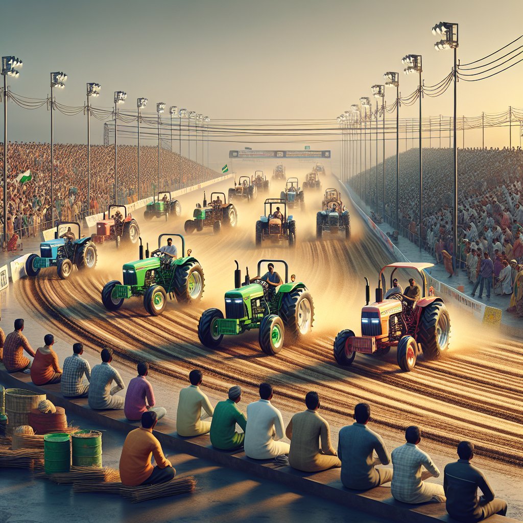 Tractor Driving Competitions in India