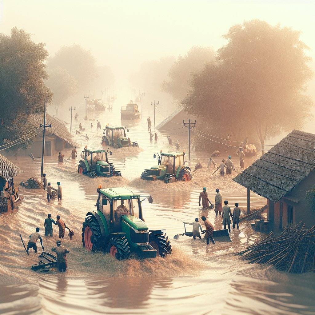 How Tractors Aid in Flood Management in India