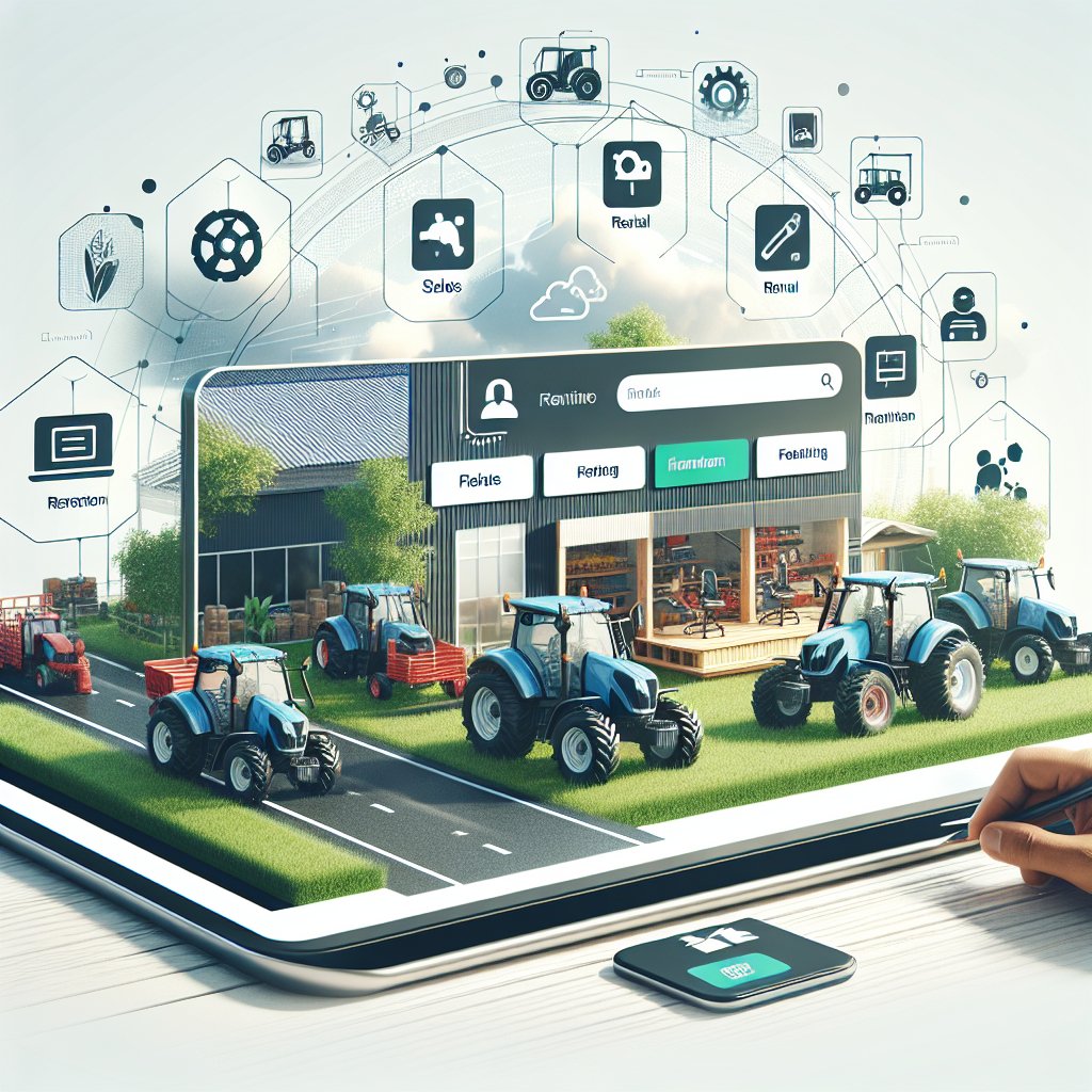 Digital Platforms for Tractor Sales and Rentals in India