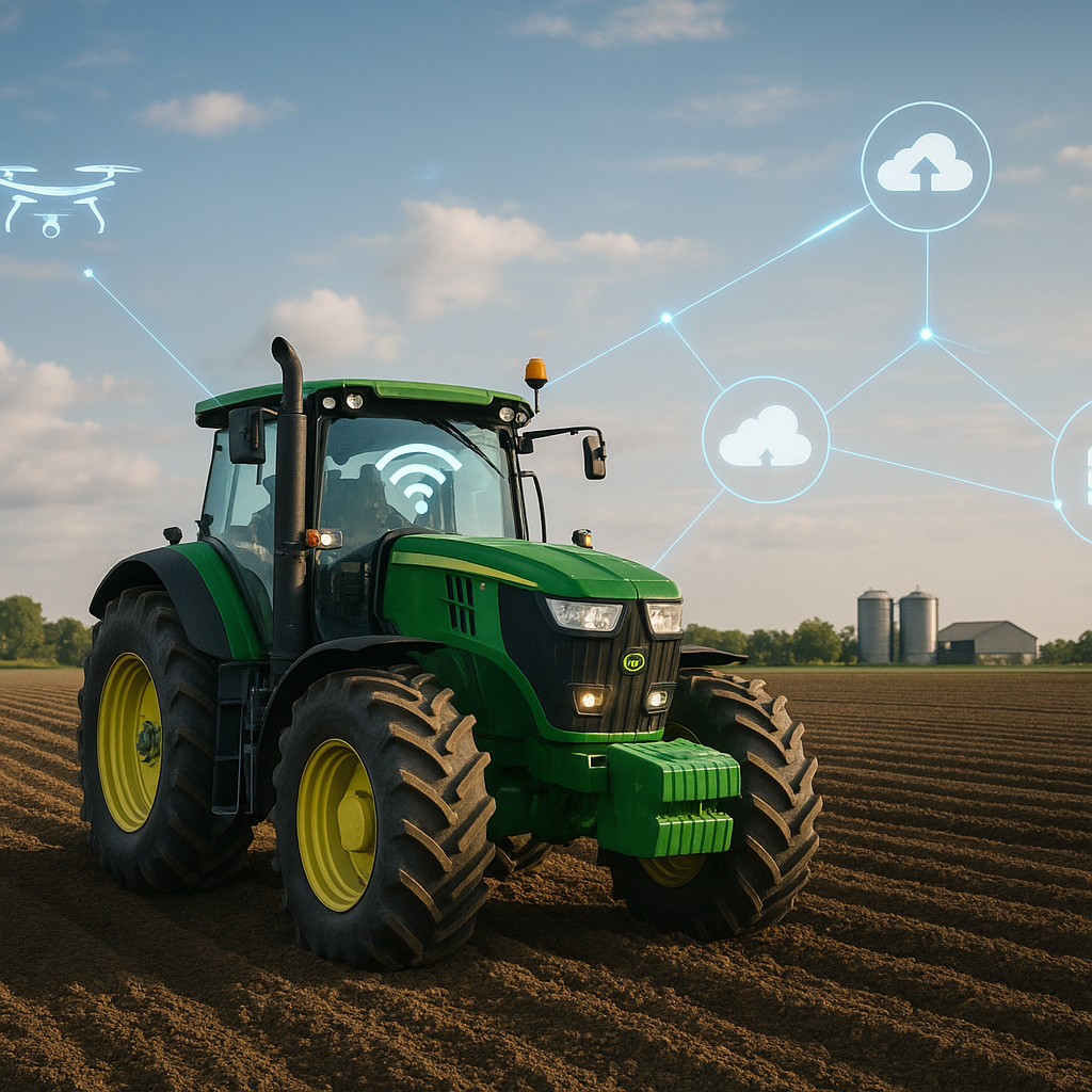 The rise of smart farming and connected tractors